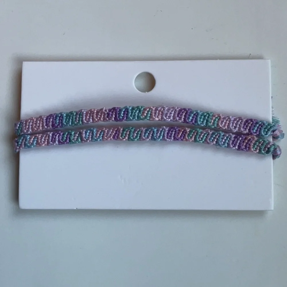 Pastel Woven Friendship Bracelets NWOT - Picture 1 of 6